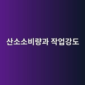 산소소비량(VO₂)으로 작업 강도를 평가하는 방법 5 ec82b0ec868cec868cebb984eb9f89eab3bc ec9e91ec9785eab095eb8f84 1786729434