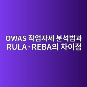 OWAS 작업자세 분석법과 RULA·REBA의 차이점 3 owas ec9e91ec9785ec9e90ec84b8 ebb684ec849debb295eab3bc rulac2b7rebaec9d98 ecb0a8ec9db4eca090 1786731745
