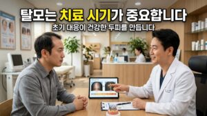 갑자기 빠지는 머리카락, 탈모는 치료 시기가 중요합니다 2 갑자기 빠지는 머리카락, 탈모는 치료 시기가 중요합니다