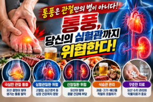 통풍은 관절만의 병이 아닙니다, 심장과 콩팥까지 위험해지는 이유 8 통풍은 관절만의 병이 아닙니다, 심장과 콩팥까지 위험해지는 이유