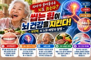 치아가 줄어들수록 뇌도 늙는다? 노년 건강을 좌우하는 씹는 힘 4 치아가 줄어들수록 뇌도 늙는다? 노년 건강을 좌우하는 씹는 힘